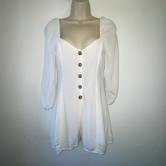 Amuse Society Romper White - Picture 1 of 4